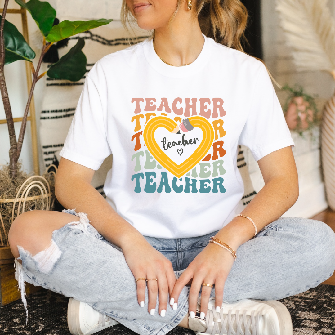 Teacher Pencil Heart